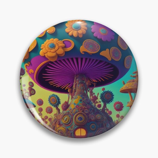 Item preview, Electric Daisy Jamboree 2023 Mushroom with print designed and sold by ChillyMost.