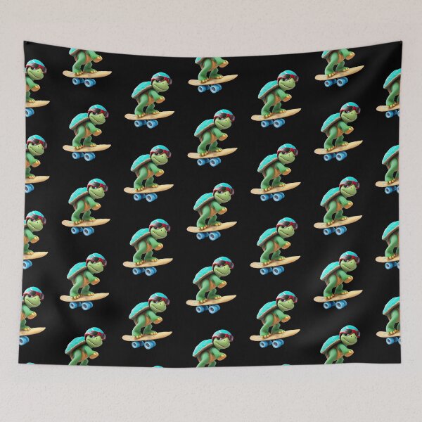 Item preview, A tortoise turtle skateboarding skateboard grind ollie leap skate designed and sold by w1ckerman.