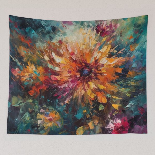 Item preview, Digital Art: Flowers in Oil Painting designed and sold by artyfull.