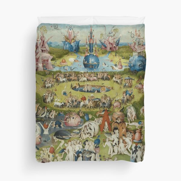 The Garden of Earthly Delights - Hieronymus Bosch Duvet Cover