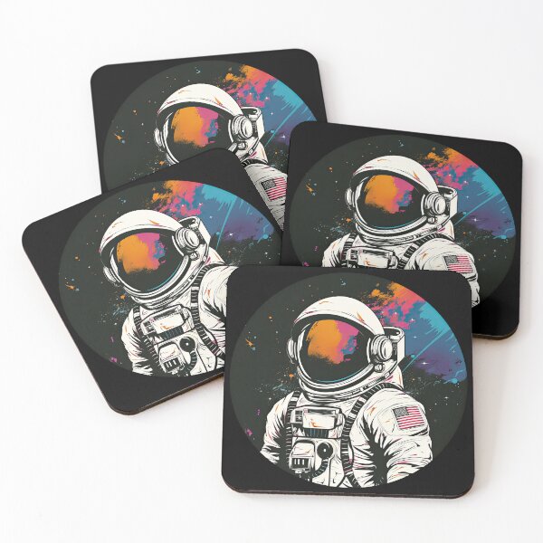 Item preview, Vintage Design of a American Astronaut and Space background designed and sold by WartonnoArt.