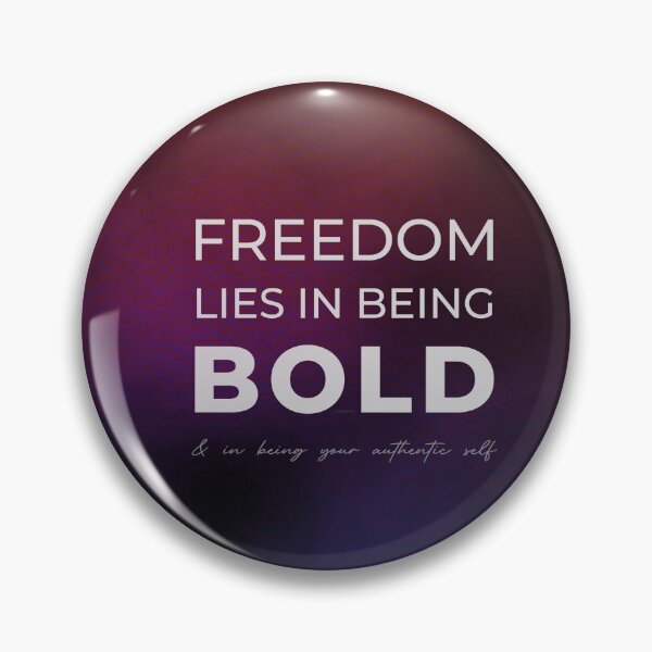 Item preview, Freedom lies in being bold and in being your authentic self – Inspirational quotes motivation designed and sold by Rock8Arts.
