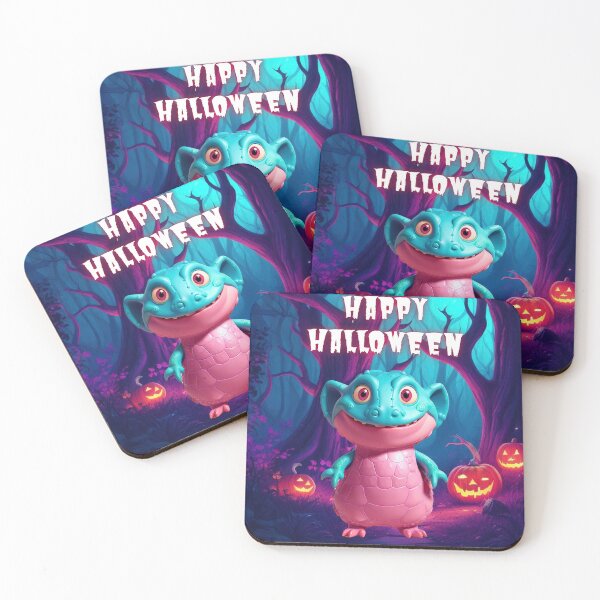Item preview, Happy Halloween, Pink Alligator Cute Little Monster: Playful and Adorable Design with a Pink Twist" designed and sold by RvinJo8.