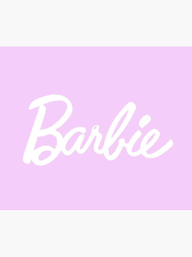 Discover Barbie - White & Pink logo  Shower Curtain