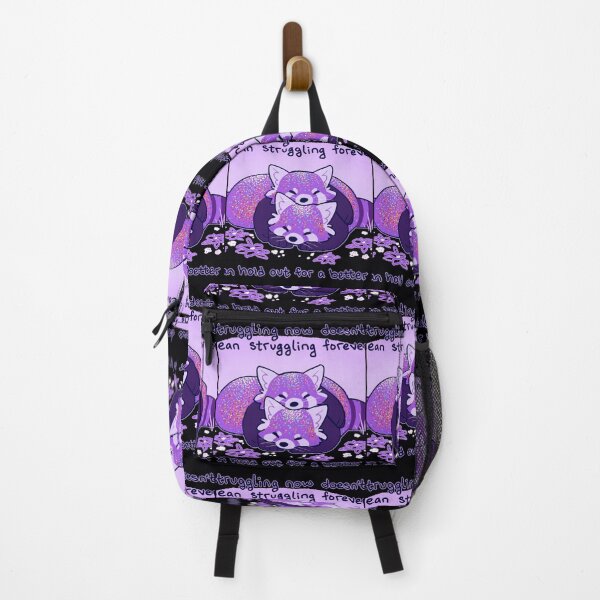 Item preview, Struggling now doesn't mean struggling forever Cuddling Purple Red Pandas designed and sold by klpamiwf1.