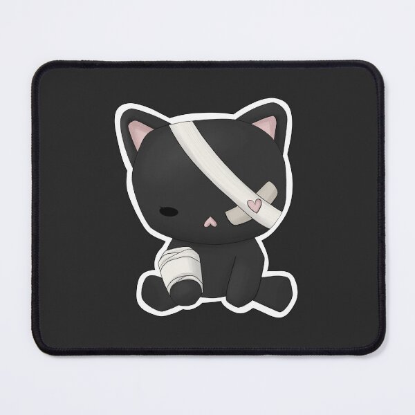 Item preview, black hurt cute kitty designed and sold by coconarvaezs.