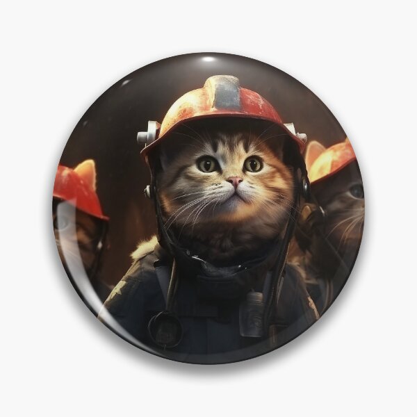 Item preview, cat fire brigade designed and sold by sheldon0701.