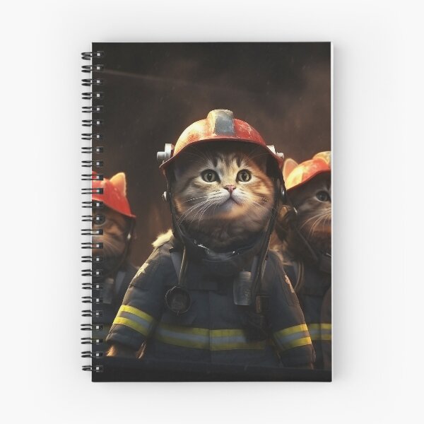 Item preview, cat fire brigade designed and sold by sheldon0701.