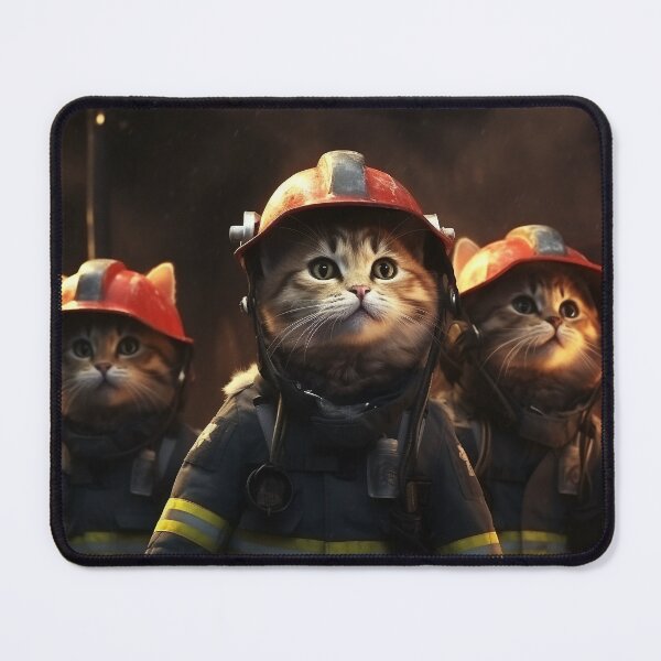 Item preview, cat fire brigade designed and sold by sheldon0701.