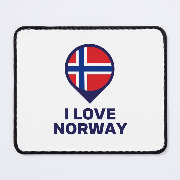Item preview, I love Norway Flag Location Pin designed and sold by Sachithra Munasinghe.