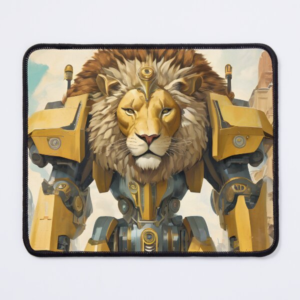 Item preview, Giant Robot Lion Warrior designed and sold by imabbasanwar.