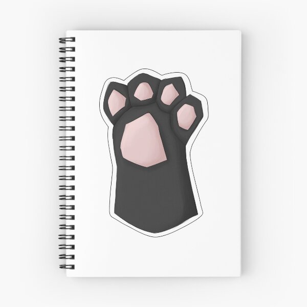 Item preview, black cat cute paw designed and sold by coconarvaezs.