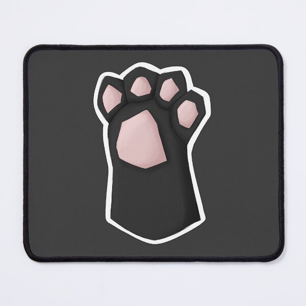 Item preview, black cat cute paw designed and sold by coconarvaezs.