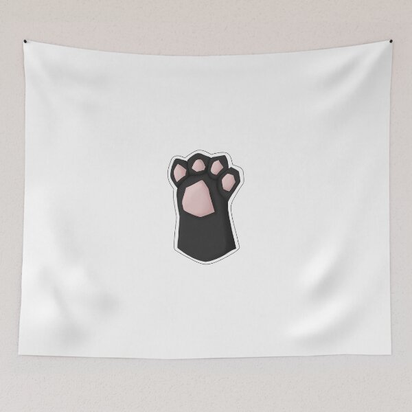 Item preview, black cat cute paw designed and sold by coconarvaezs.