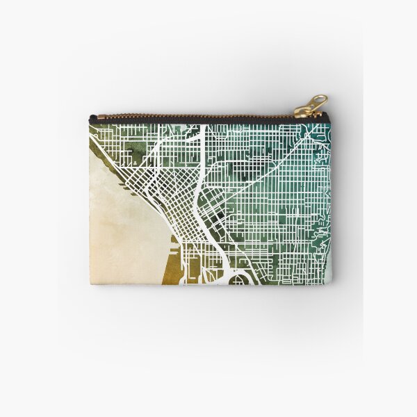 Item preview, Seattle Washington Street Map designed and sold by ArtPrints.