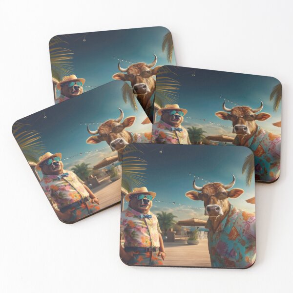 Item preview, Bull and Bear Stylish Holiday Snap, Wall Street Art, cheeky Finance Art designed and sold by CheekyEasel.