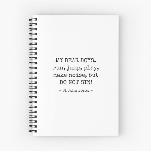 Item preview, Message to Boys // St John Bosco designed and sold by CarolineTherese.