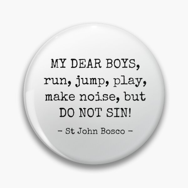 Item preview, Message to Boys // St John Bosco designed and sold by CarolineTherese.