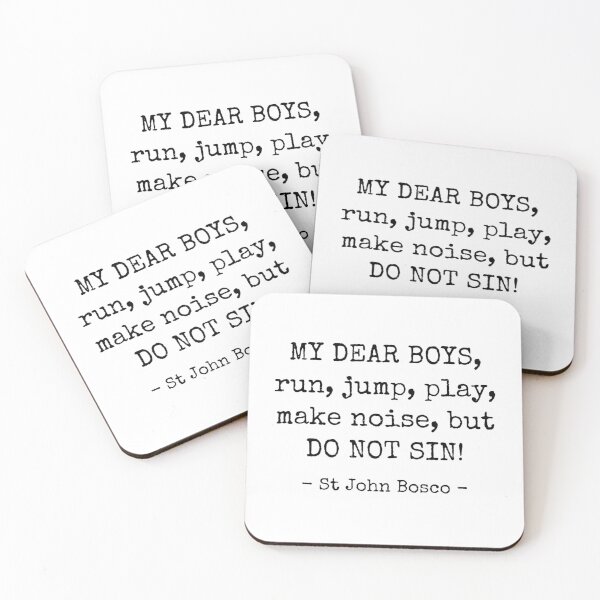 Item preview, Message to Boys // St John Bosco designed and sold by CarolineTherese.