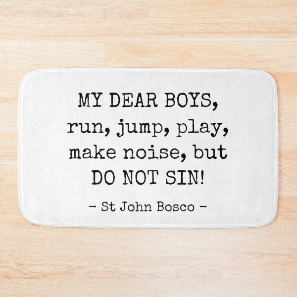 Item preview, Message to Boys // St John Bosco designed and sold by CarolineTherese.