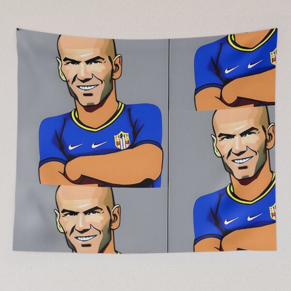 Item preview, Zinedine Zidane Cartoon designed and sold by Fenix2.