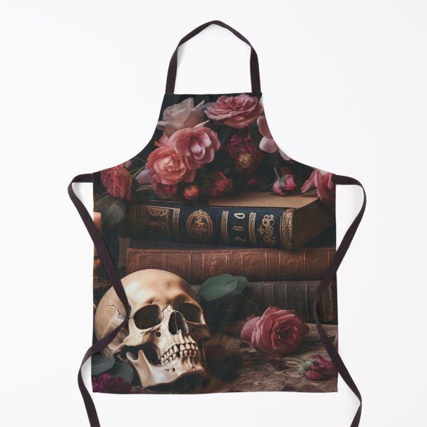 Item preview, Dark Academia Skull & Books designed and sold by Radiant-Art.