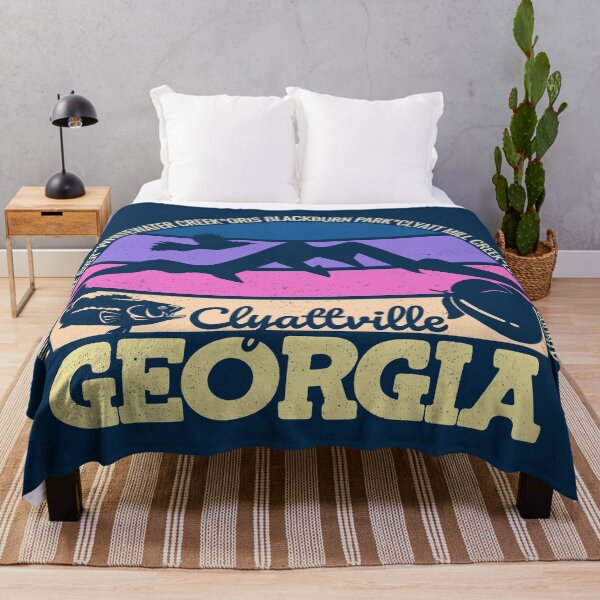 Item preview, Clyattville Georgia Sunset Retro Vintage Local Pride Logo designed and sold by CRHPOD20.