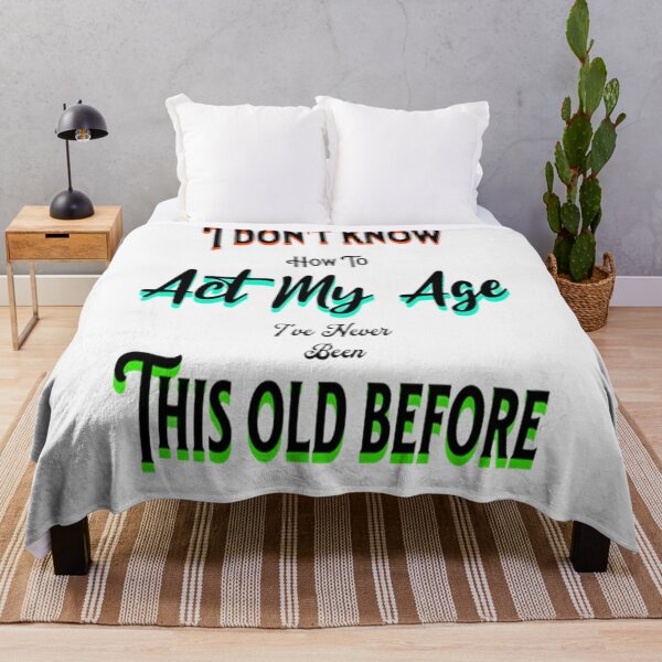 Item preview, Act My Age, Lettering Graphic Design, Playful Lettering Design designed and sold by Adri Barnard.