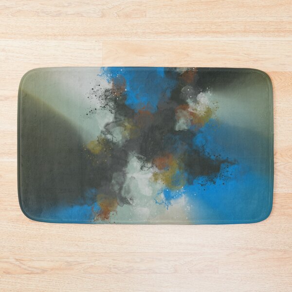 Item preview, Mida's Touch - Blue Charcoal Gray Earth Tones Abstract designed and sold by Joey Santiago.