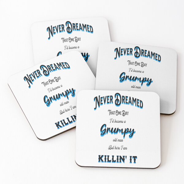 Item preview, Grumpy Old Man Lettering Graphic Design, Playful Lettering Design designed and sold by Adri Barnard.