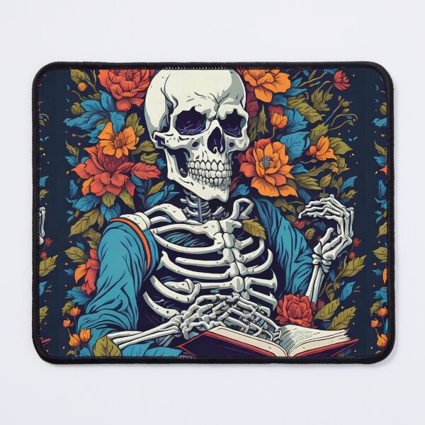 Item preview, Skeleton enjoying its book  designed and sold by Rislam.