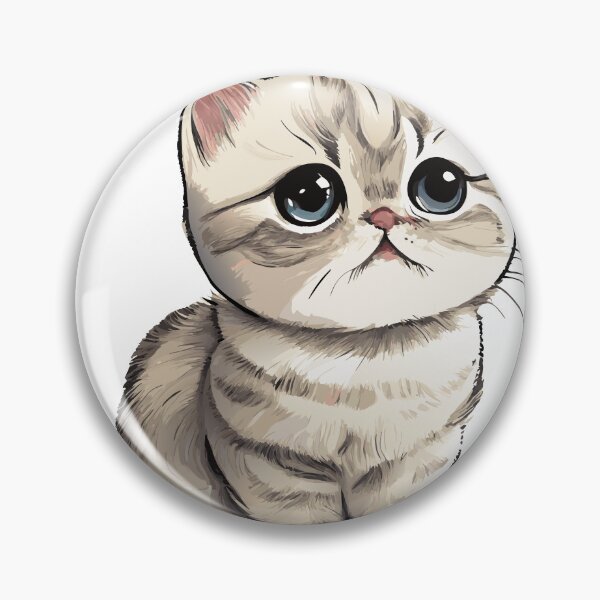 Artikelvorschau, Cute British-shorthair Cat, Room Decor, Art Prints, Cats Art, Art Prints entworfen und verkauft von ArchieDid.
