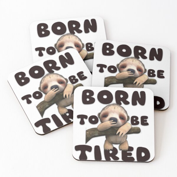 Item preview, Born to be tired designed and sold by figadesign.