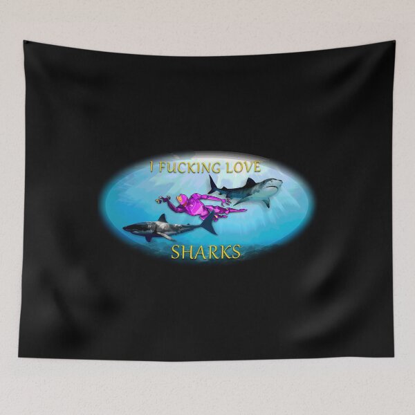 Item preview, I Love Sharks  	 designed and sold by iarcaammae97.