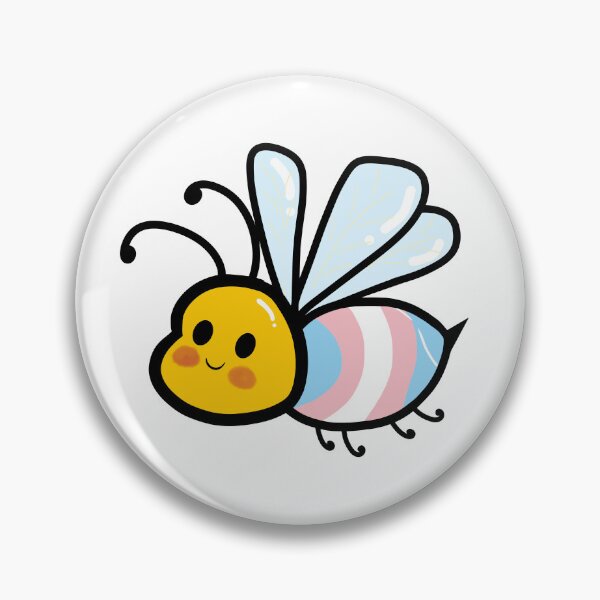 Item preview, Subtle Trans Pride Transgender Cute Bee designed and sold by GM-666.