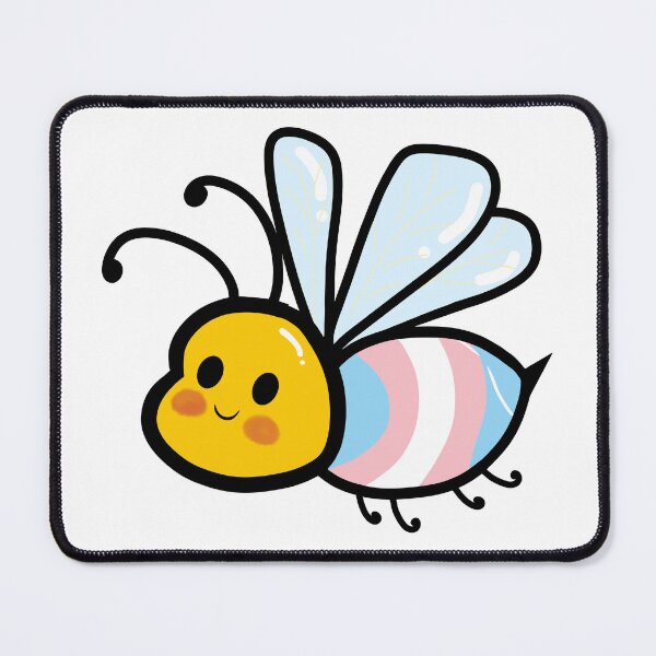 Item preview, Subtle Trans Pride Transgender Cute Bee designed and sold by GM-666.