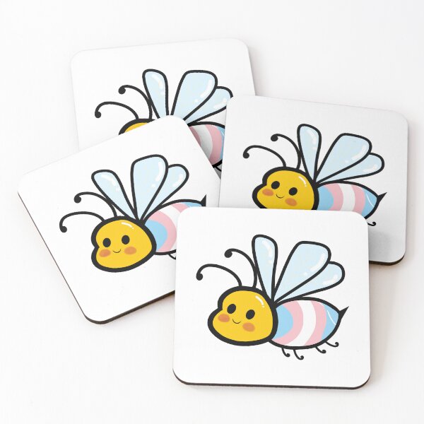 Item preview, Subtle Trans Pride Transgender Cute Bee designed and sold by GM-666.
