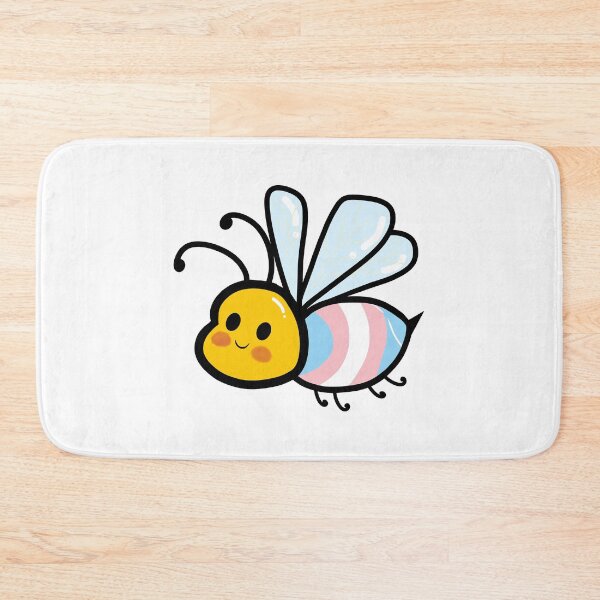 Item preview, Subtle Trans Pride Transgender Cute Bee designed and sold by GM-666.
