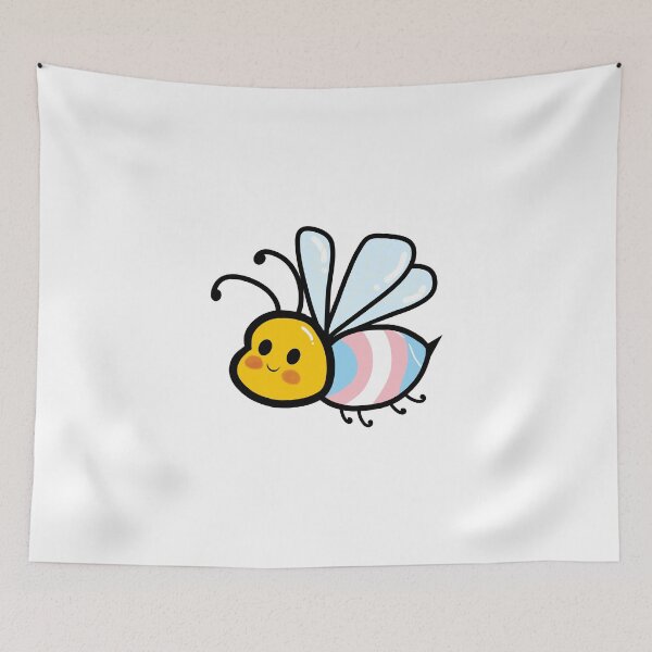 Item preview, Subtle Trans Pride Transgender Cute Bee designed and sold by GM-666.