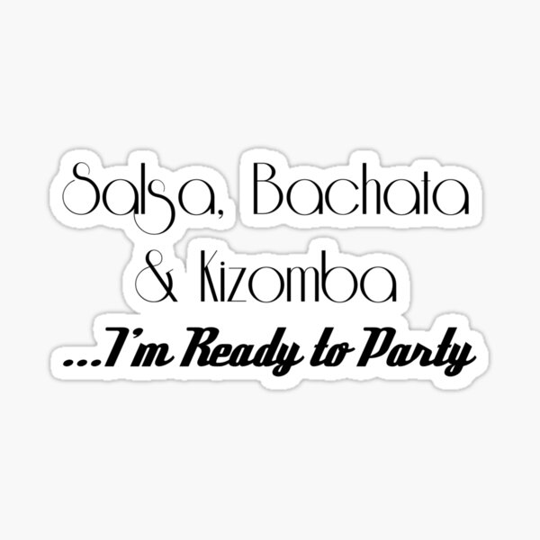 Salsa Bachata Kizomba SBK Sticker