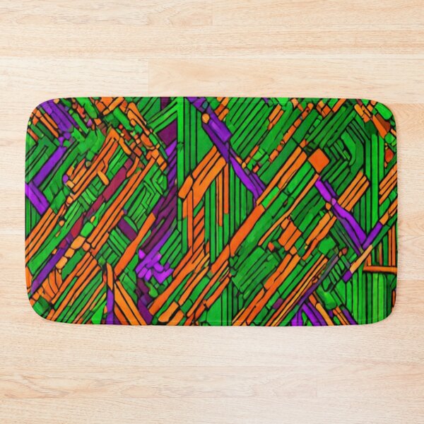 Item preview, multi color orange, purple lines pattern designed and sold by Md Rashid Hasan.