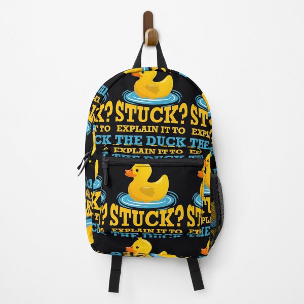 Item preview, Stuck explain it to the duck - Rubber Duck Debugging Stuck Funny Programmer Coder   	 designed and sold by klpamiwf1.