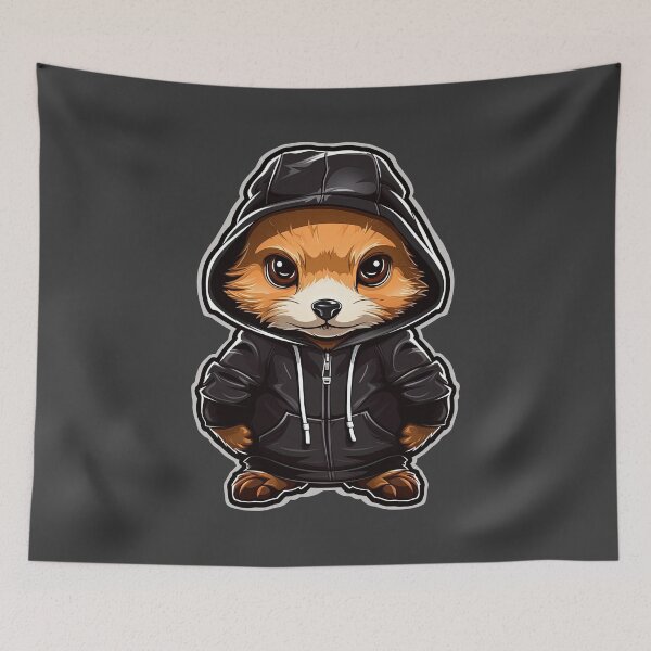 Item preview, Cool Mongoose in casual clothing designed and sold by Sidewayanimals.