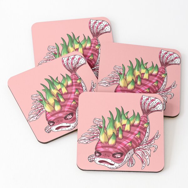 Item preview, White dragon fruit lion fish (Pitayon fish :p) designed and sold by DomaniMedia.