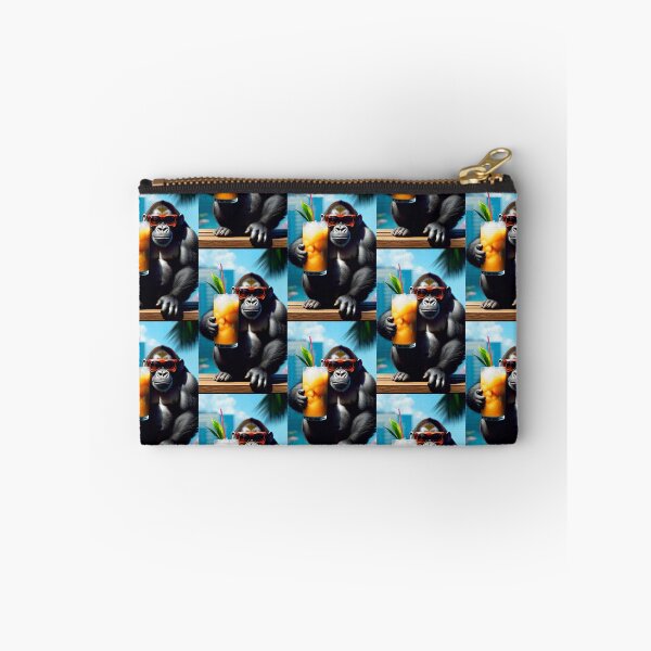 Item preview, a cool gorilla having a cold drink designed and sold by Pelzi100.