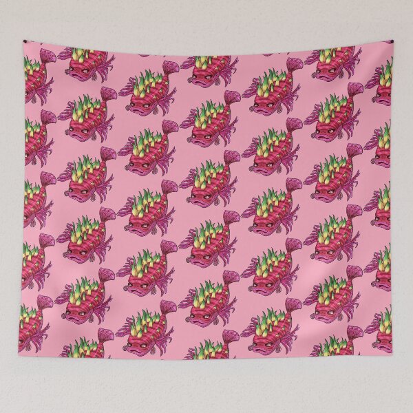 Item preview, Red dragon fruit lion fish (Pitayon fish :p) designed and sold by DomaniMedia.