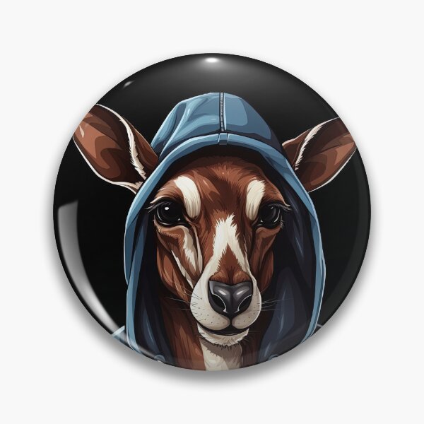 Artikelvorschau, Cooler Okapi in lässiger Kleidung entworfen und verkauft von Sidewayanimals.