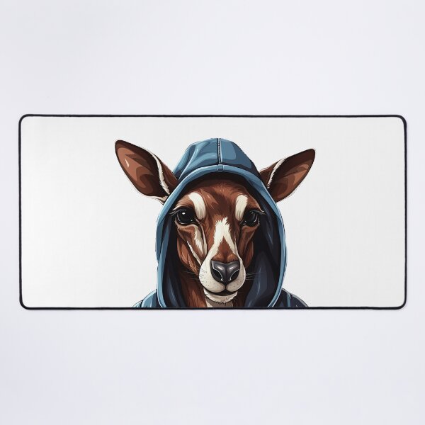 Item preview, Cool Okapi in casual clothing designed and sold by Sidewayanimals.