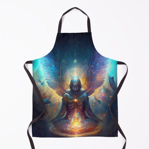 Item preview, Meditating cosmic being, fantasy spiritual guide. designed and sold by Caphira.