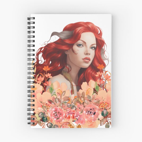 Item preview, Red Haired and Flowered Siren designed and sold by SirenasWorld.